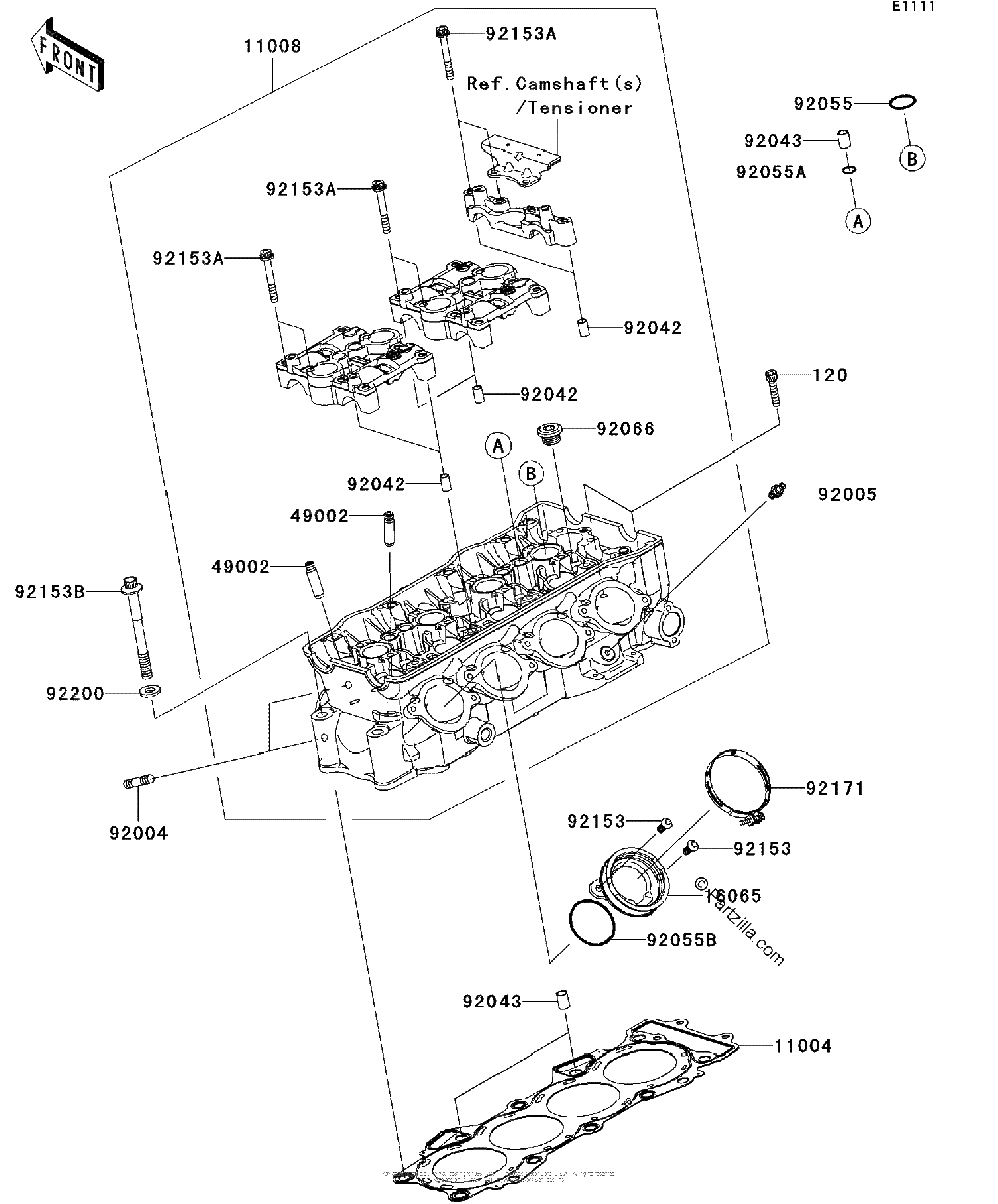 Diagrama de CYLINDER HEAD