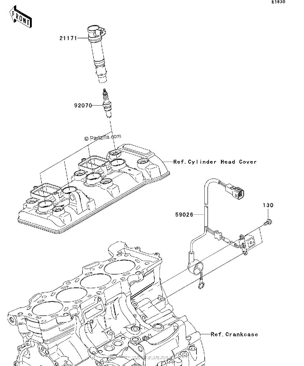 Diagrama de IGNITION SYSTEM