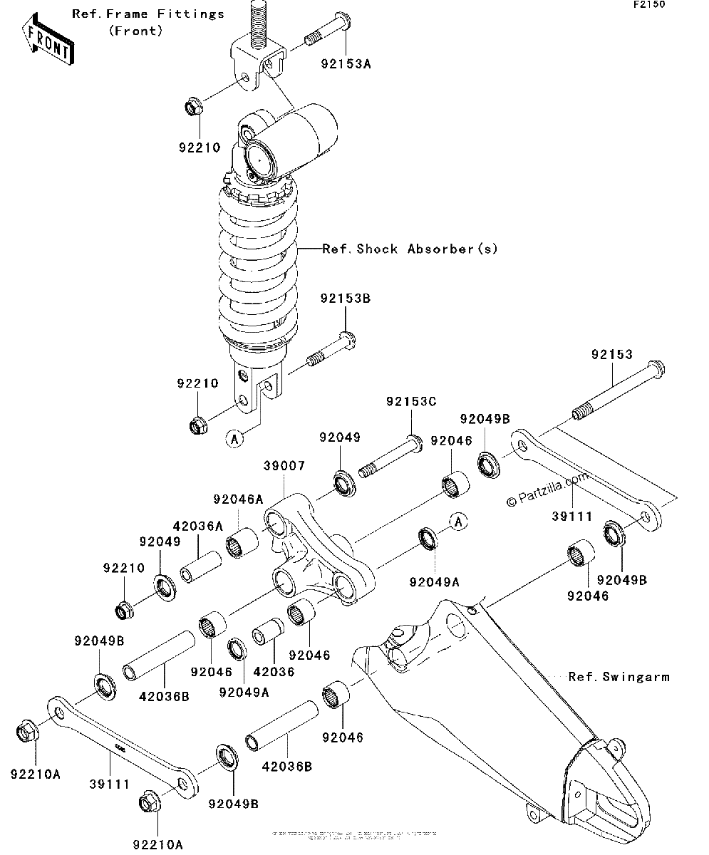 Diagrama de REAR SUSPENSION