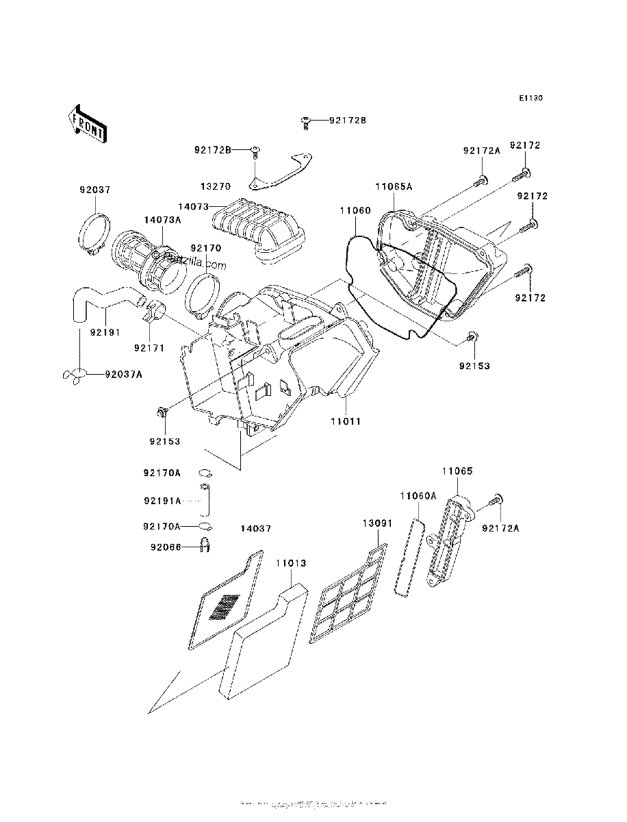 Diagrama de AIR CLEANER