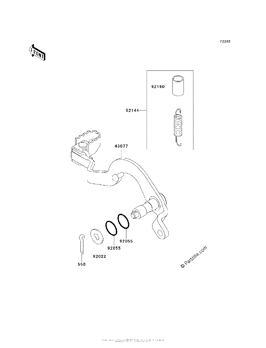 Diagrama de BRAKE PEDAL
