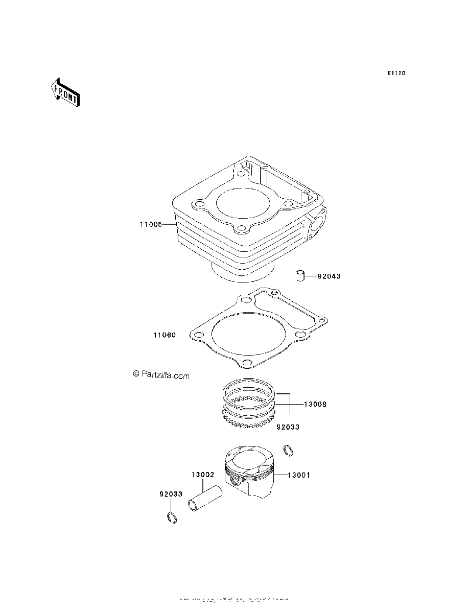 Diagrama de CYLINDER PISTON S
