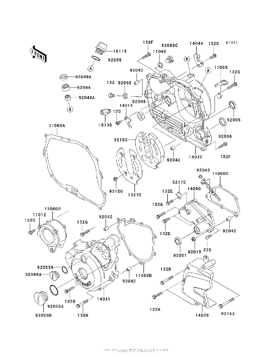 Diagrama de ENGINE COVER S