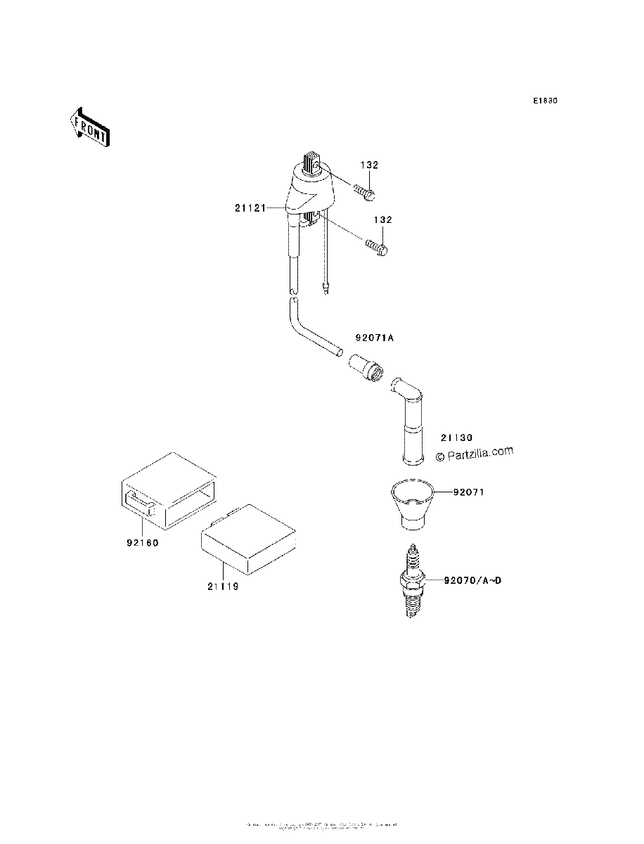 Diagrama de IGNITION SYSTEM