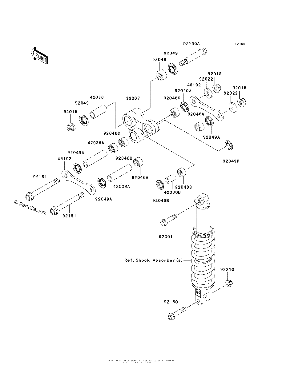 Diagrama de REAR SUSPENSION