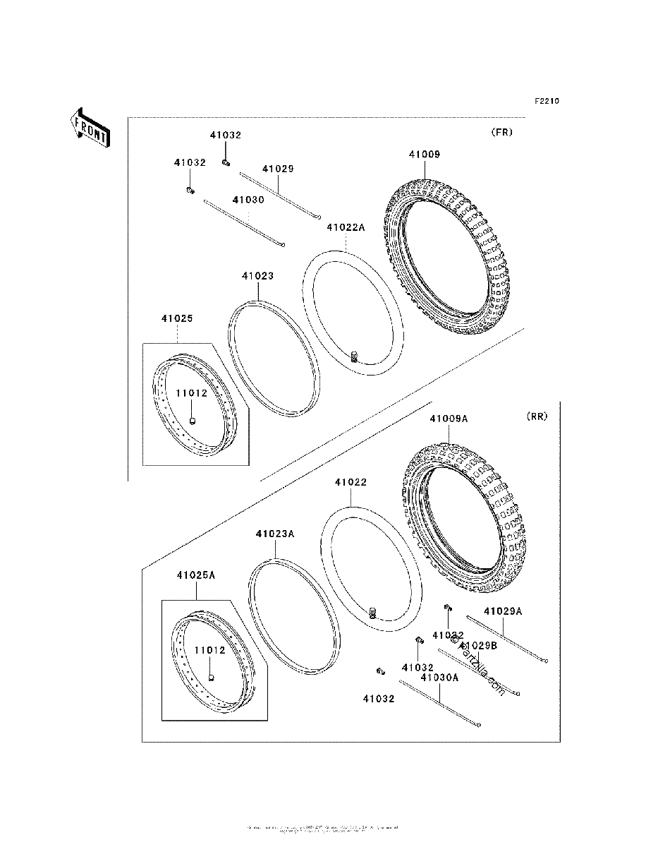 Diagrama de WHEELS TIRES