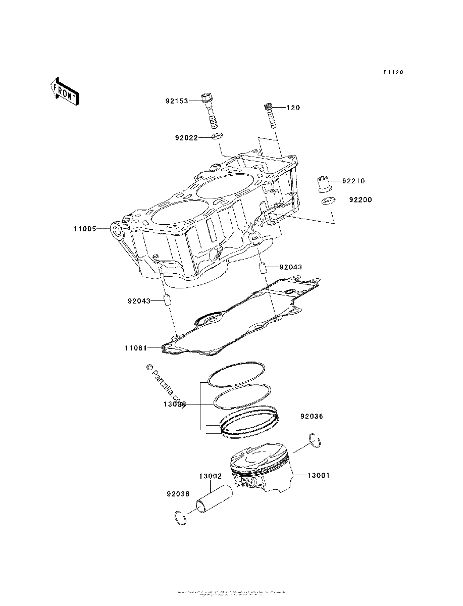 Diagrama de CYLINDER PISTON S