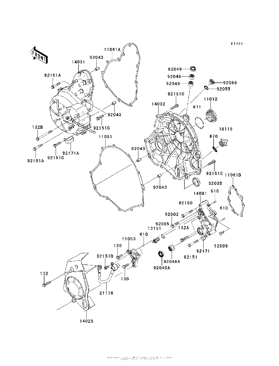 Diagrama de ENGINE COVER S