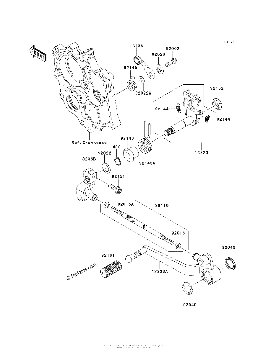 Diagrama de GEAR CHANGE MECHANISM