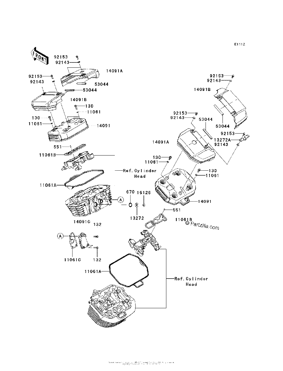Diagrama de CYLINDER HEAD COVER