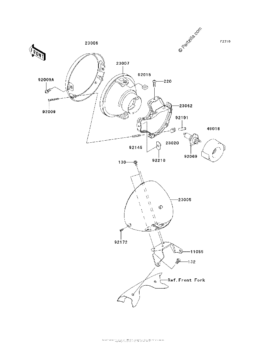 Diagrama de HEADLIGHT S