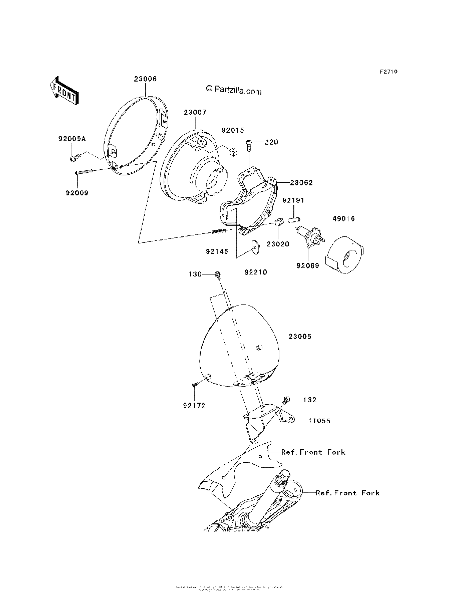Diagrama de HEADLIGHT S