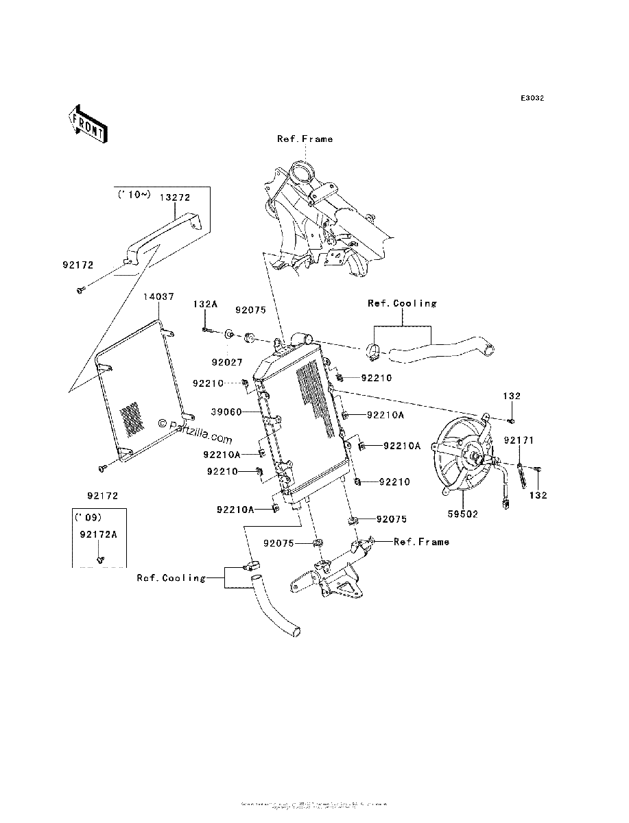 Diagrama de RADIATOR B9F BBF