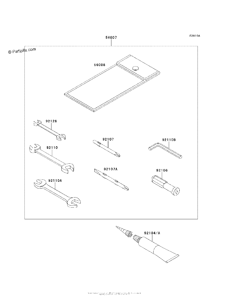 Diagrama de OWNER S TOOLS AAF ACF