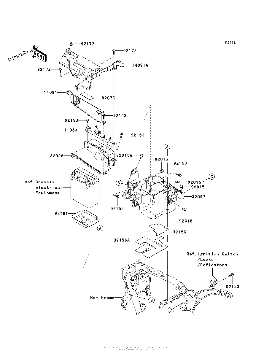 Diagrama de BATTERY CASE
