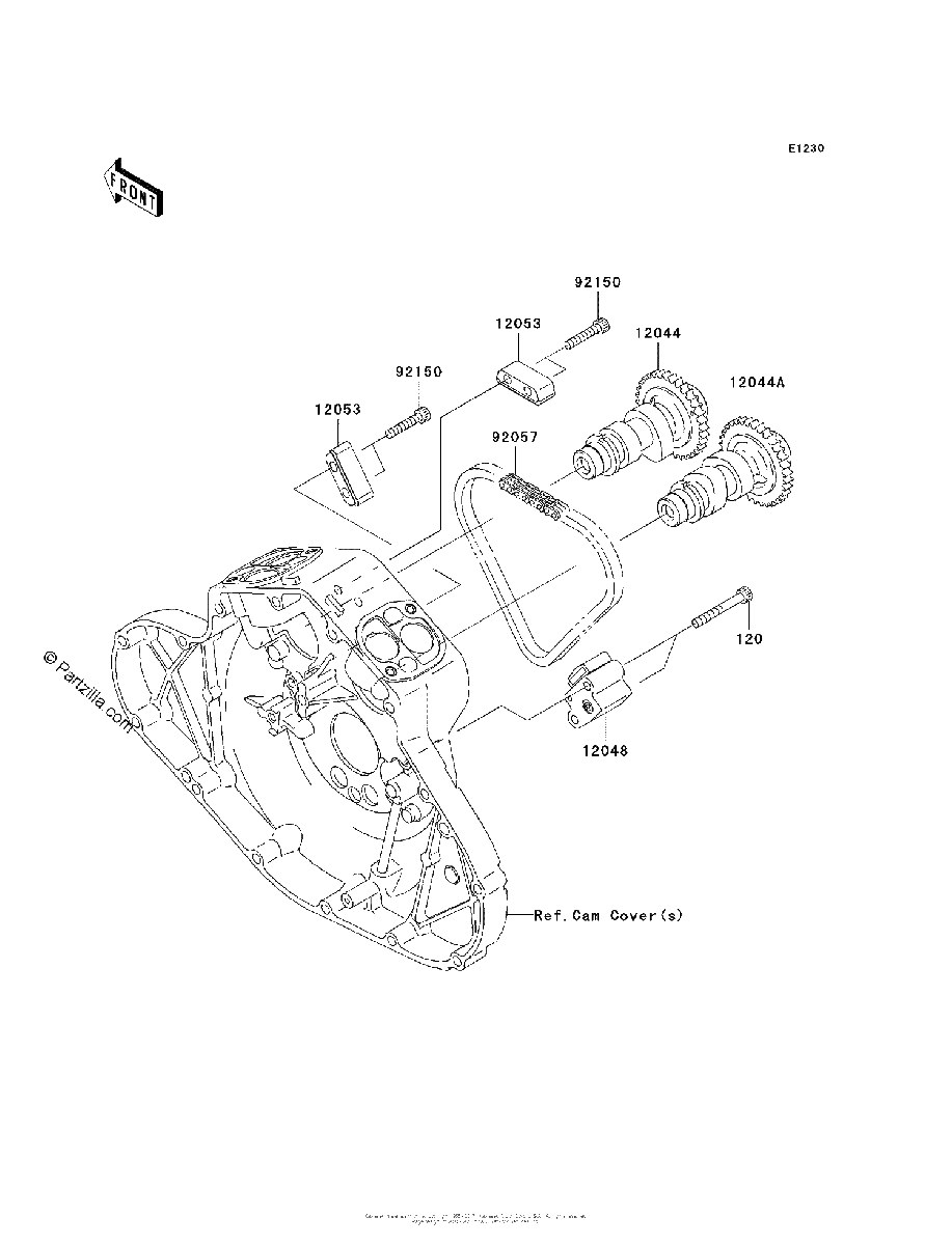 Diagrama de CAMSHAFT S TENSIONER
