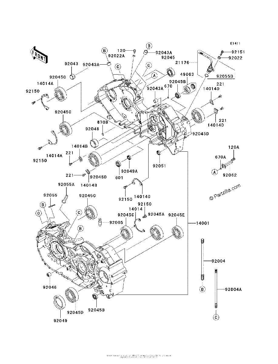 Diagrama de CRANKCASE