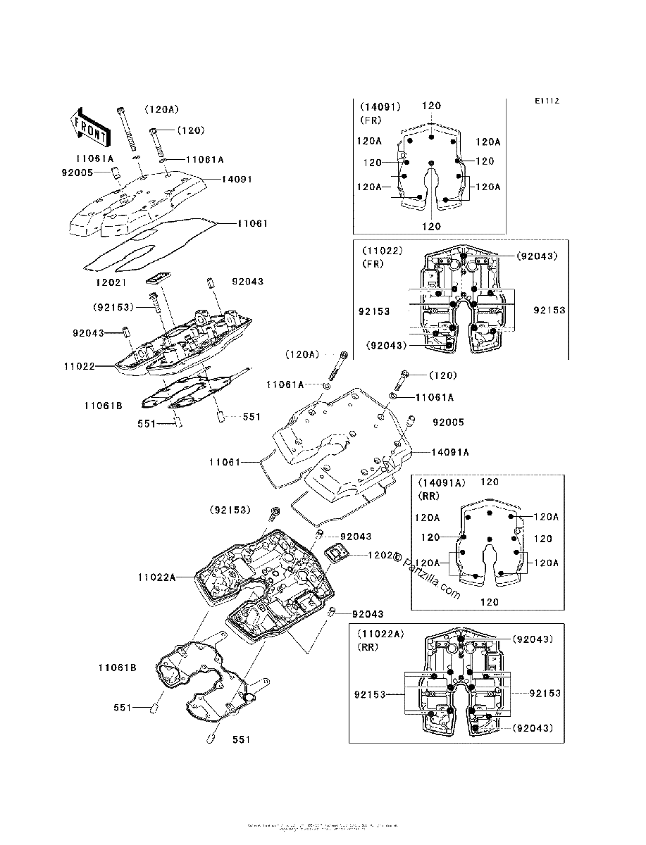 Diagrama de CYLINDER HEAD COVER