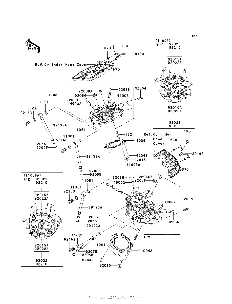 Diagrama de CYLINDER HEAD