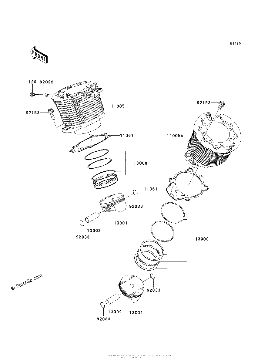 Diagrama de CYLINDER PISTON S