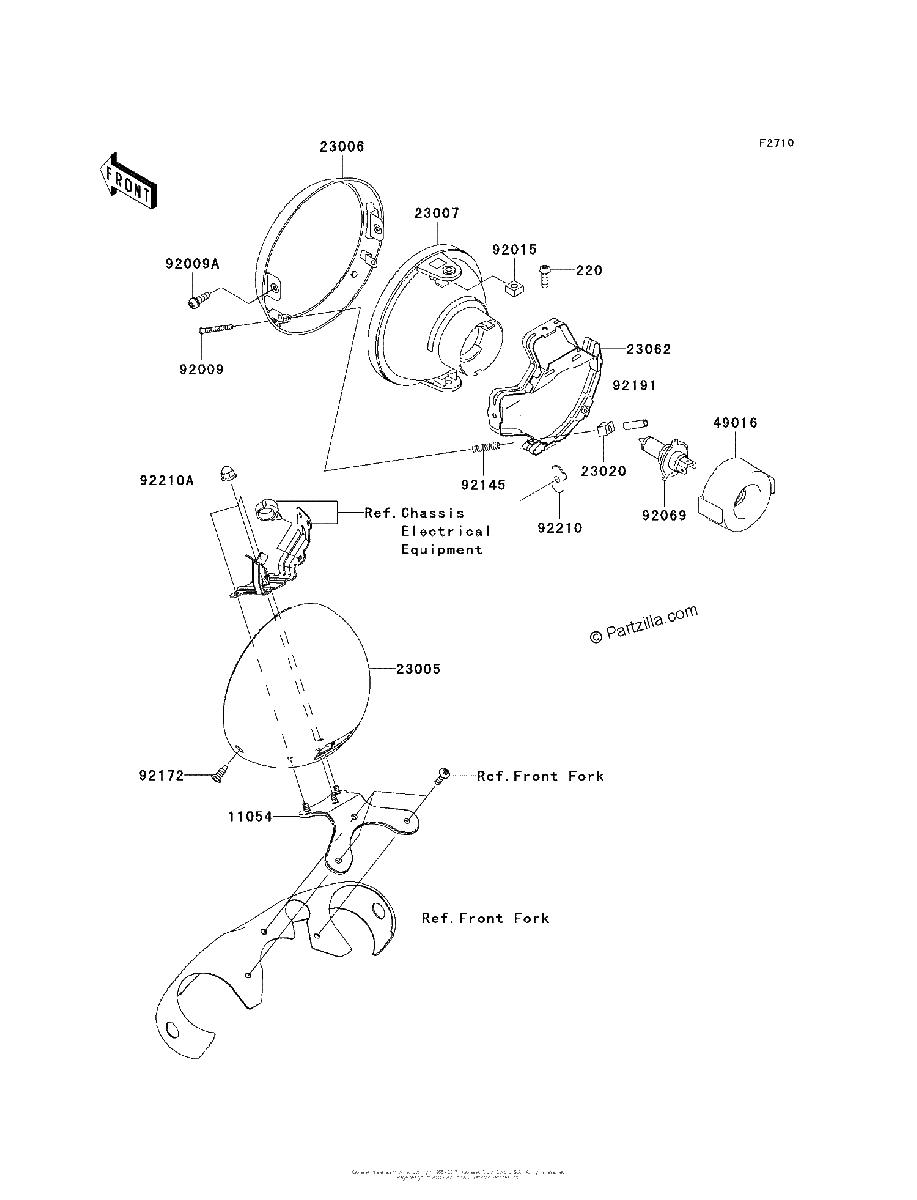 Diagrama de HEADLIGHT S