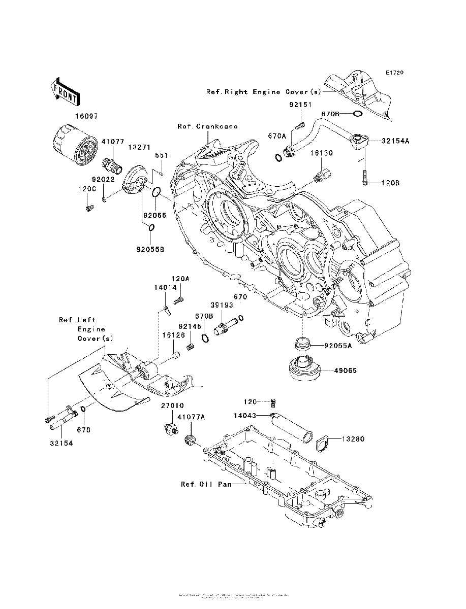 Diagrama de OIL FILTER