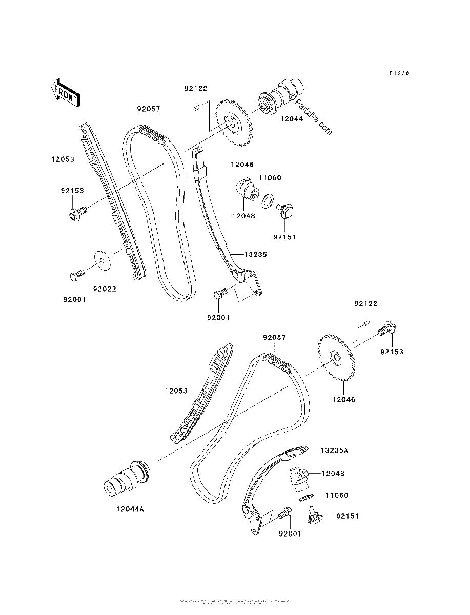 Diagrama de CAMSHAFT S TENSIONER