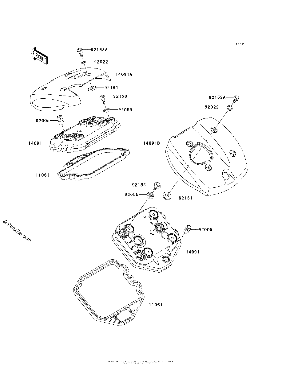 Diagrama de CYLINDER HEAD COVER