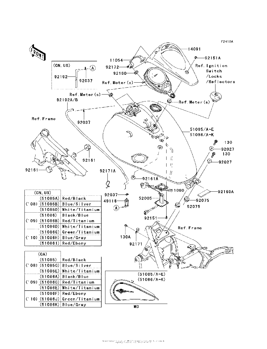 Diagrama de FUEL TANK D8F DAF
