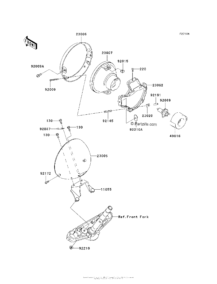Diagrama de HEADLIGHT S B9F BAF