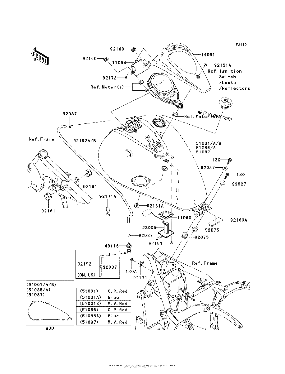 Diagrama de FUEL TANK CAF CBF
