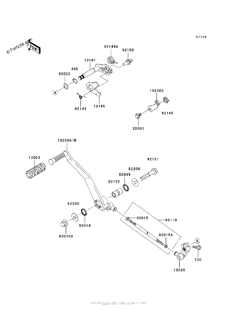 Diagrama de GEAR CHANGE MECHANISM
