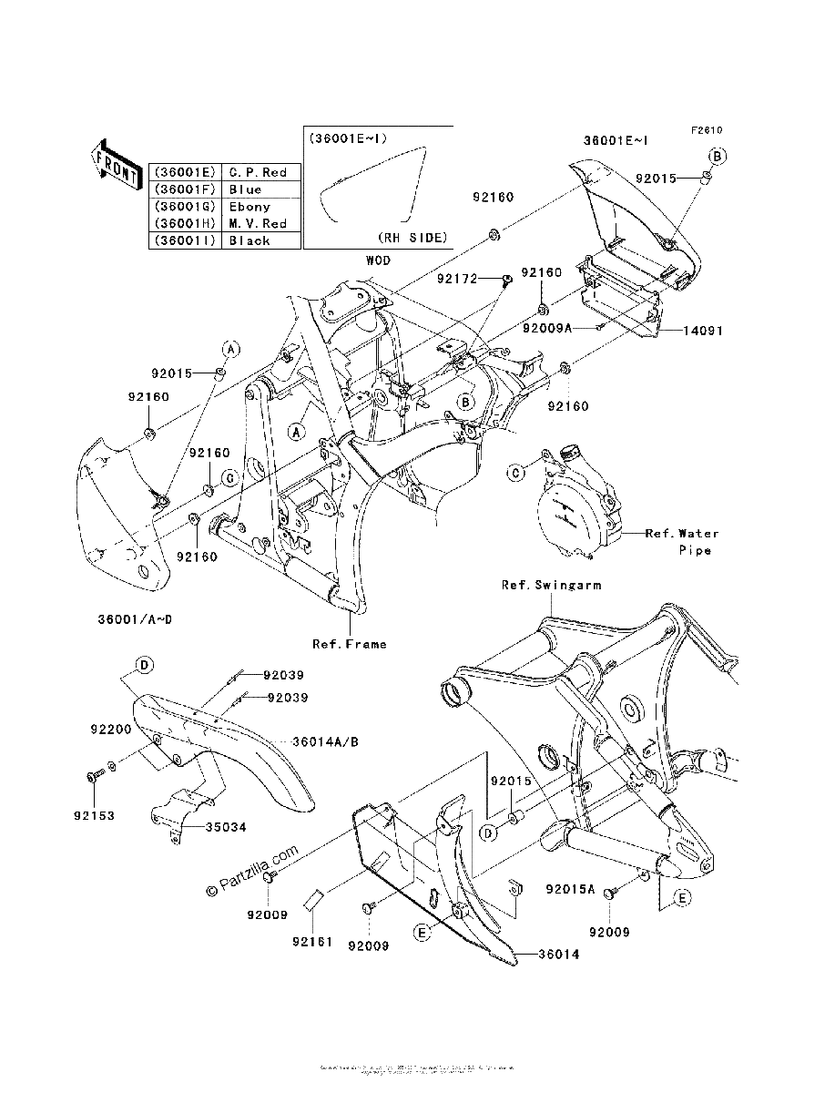 Diagrama de SIDE COVERS CHAIN COVER