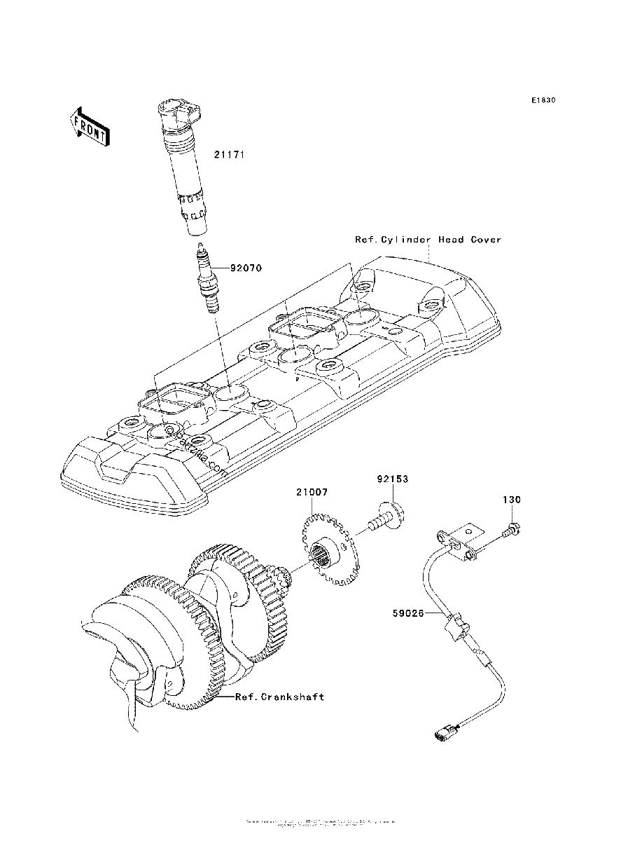 Diagrama de IGNITION SYSTEM