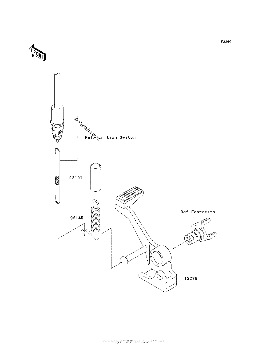 Diagrama de BRAKE PEDAL