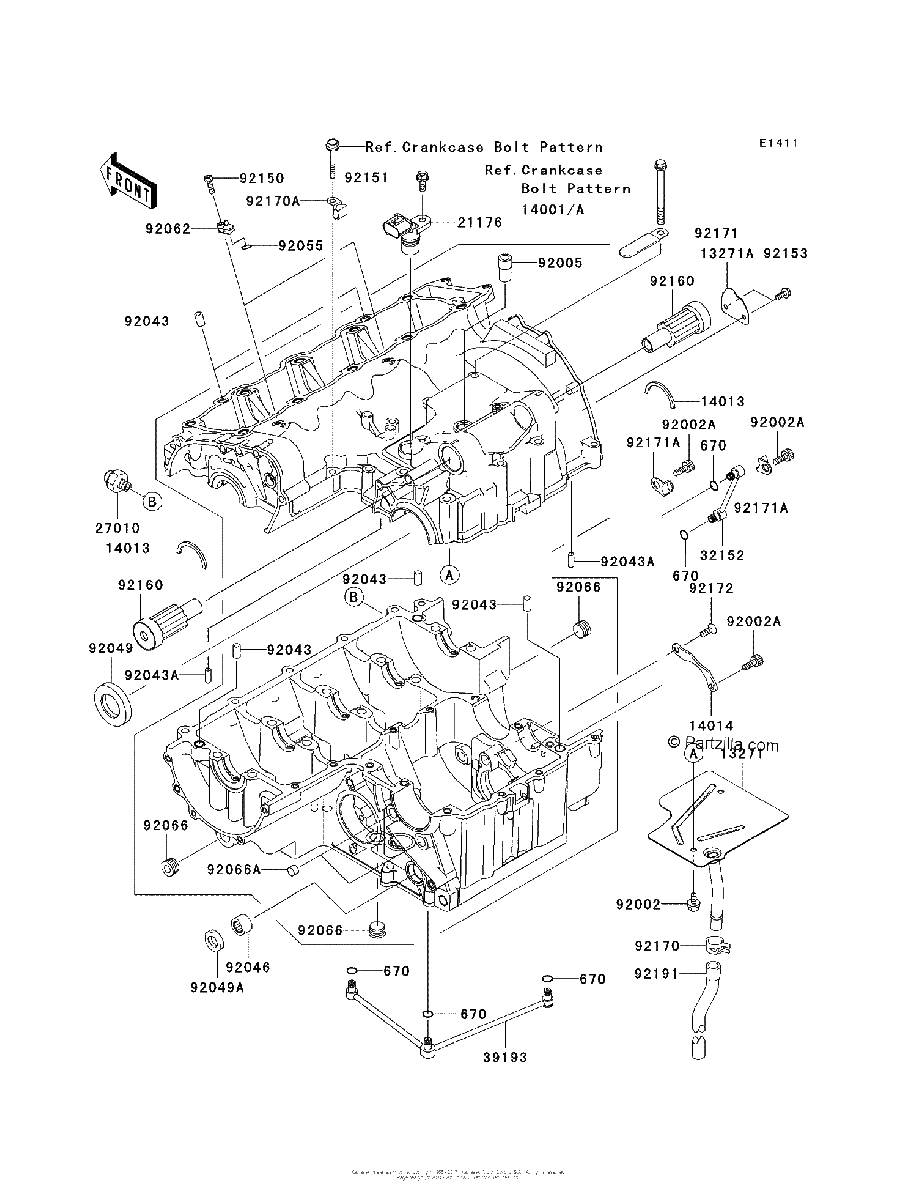 Diagrama de CRANKCASE
