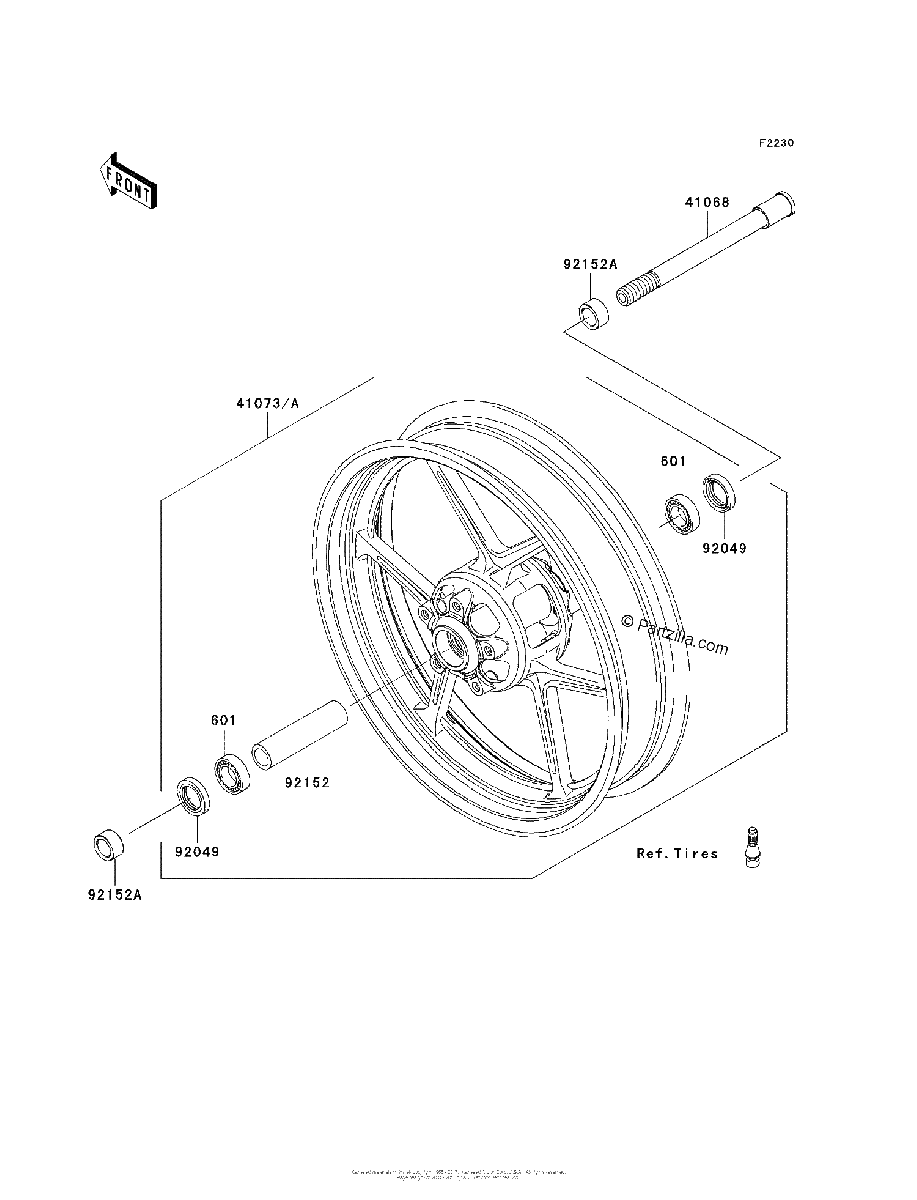 Diagrama de FRONT HUB