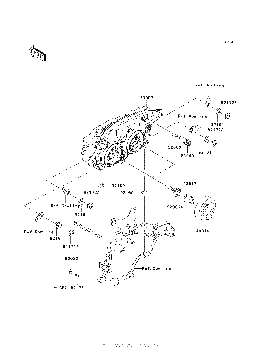 Diagrama de HEADLIGHT S