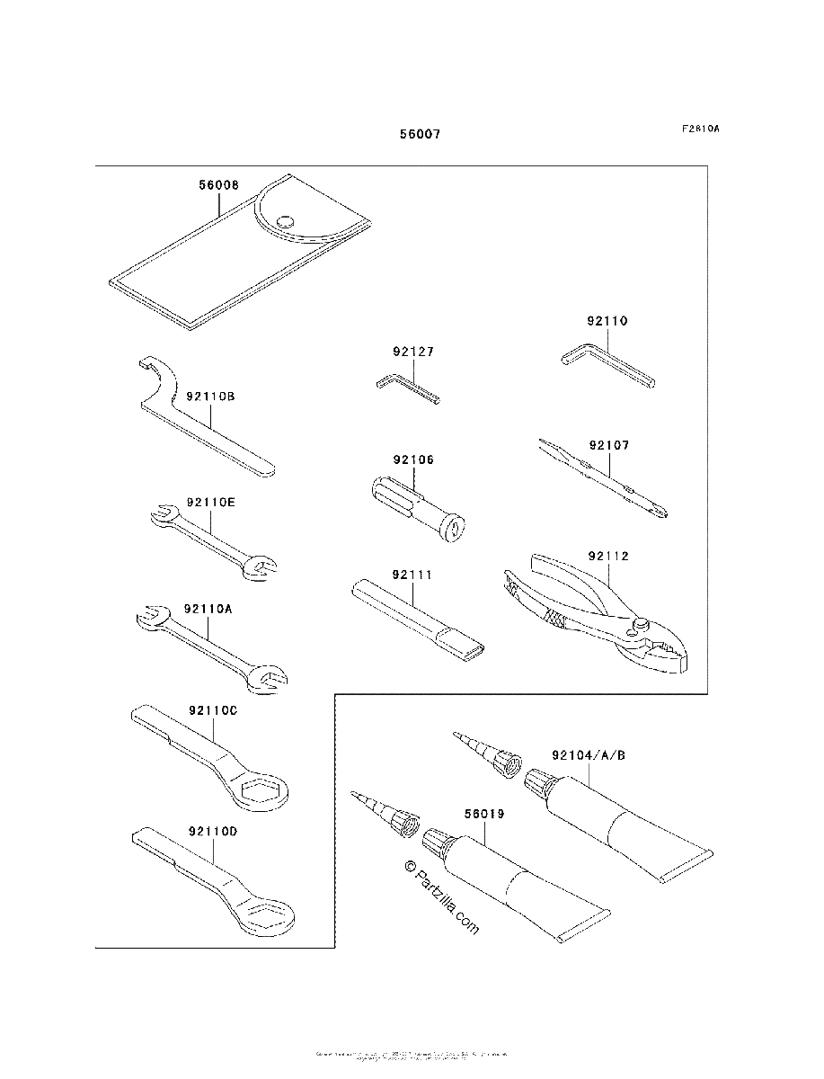 Diagrama de OWNER S TOOLS LAF LAS
