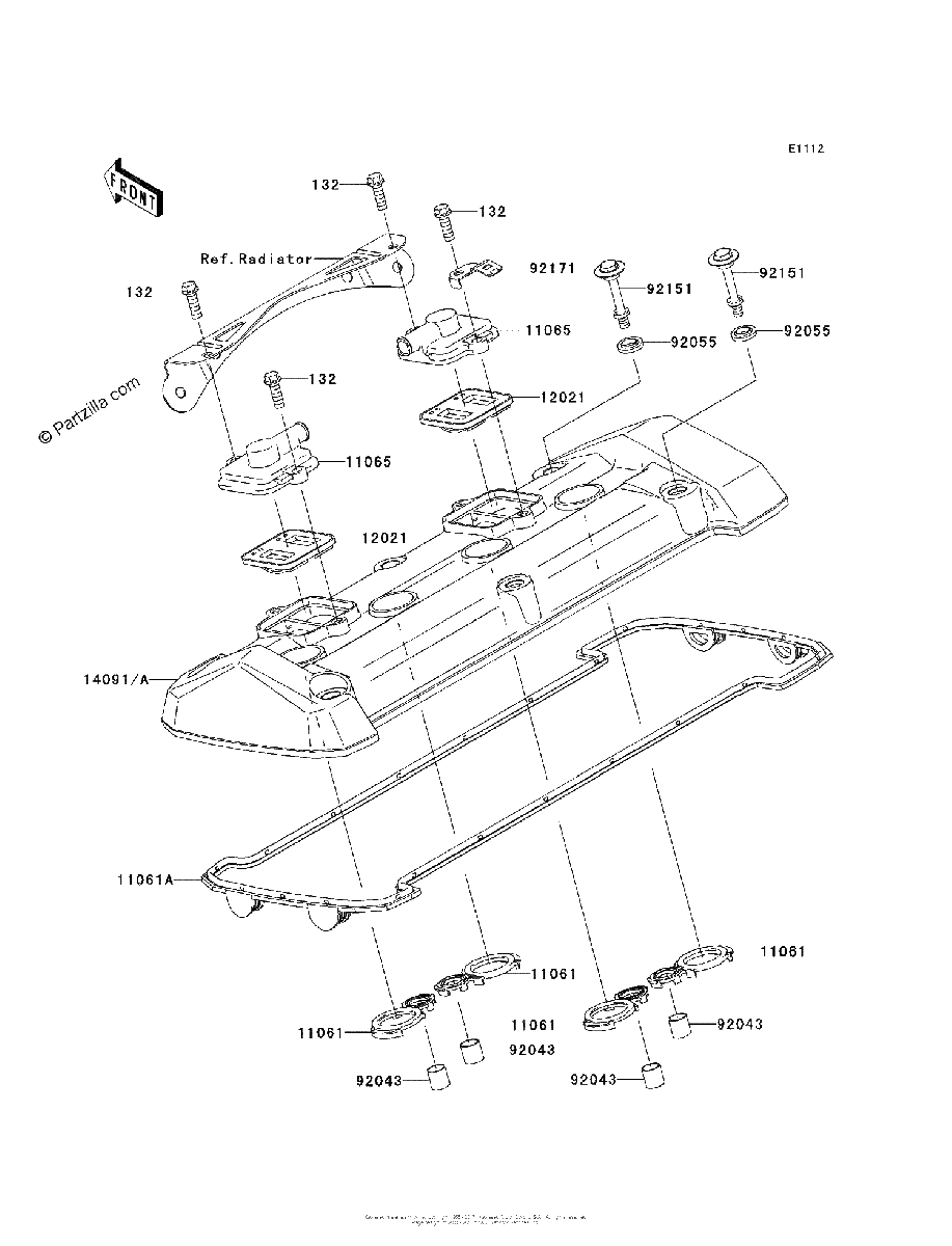 Diagrama de CYLINDER HEAD COVER