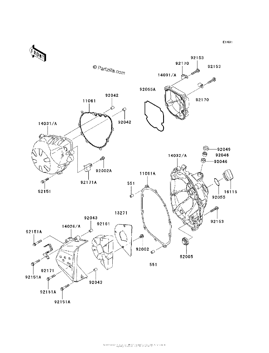 Diagrama de ENGINE COVER S