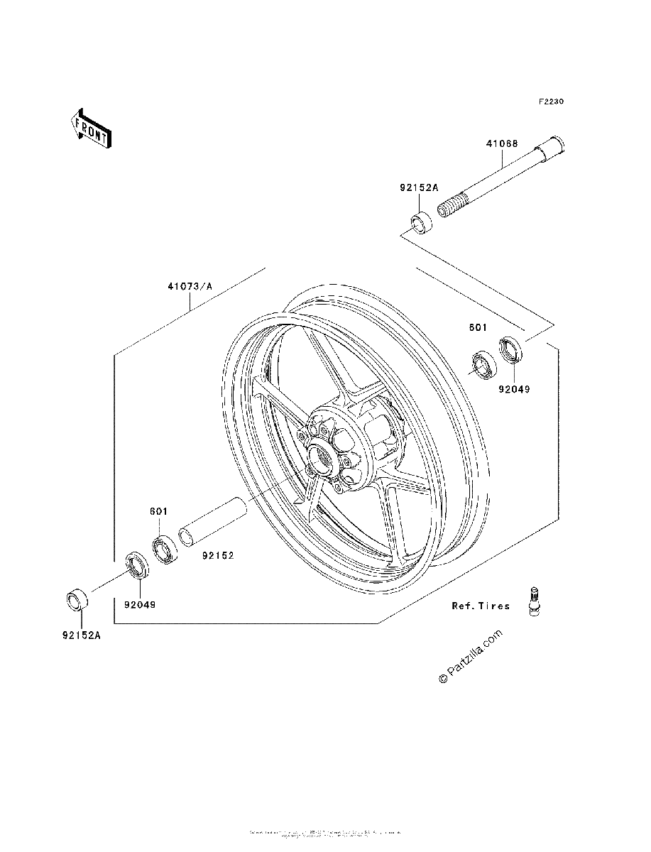 Diagrama de FRONT HUB