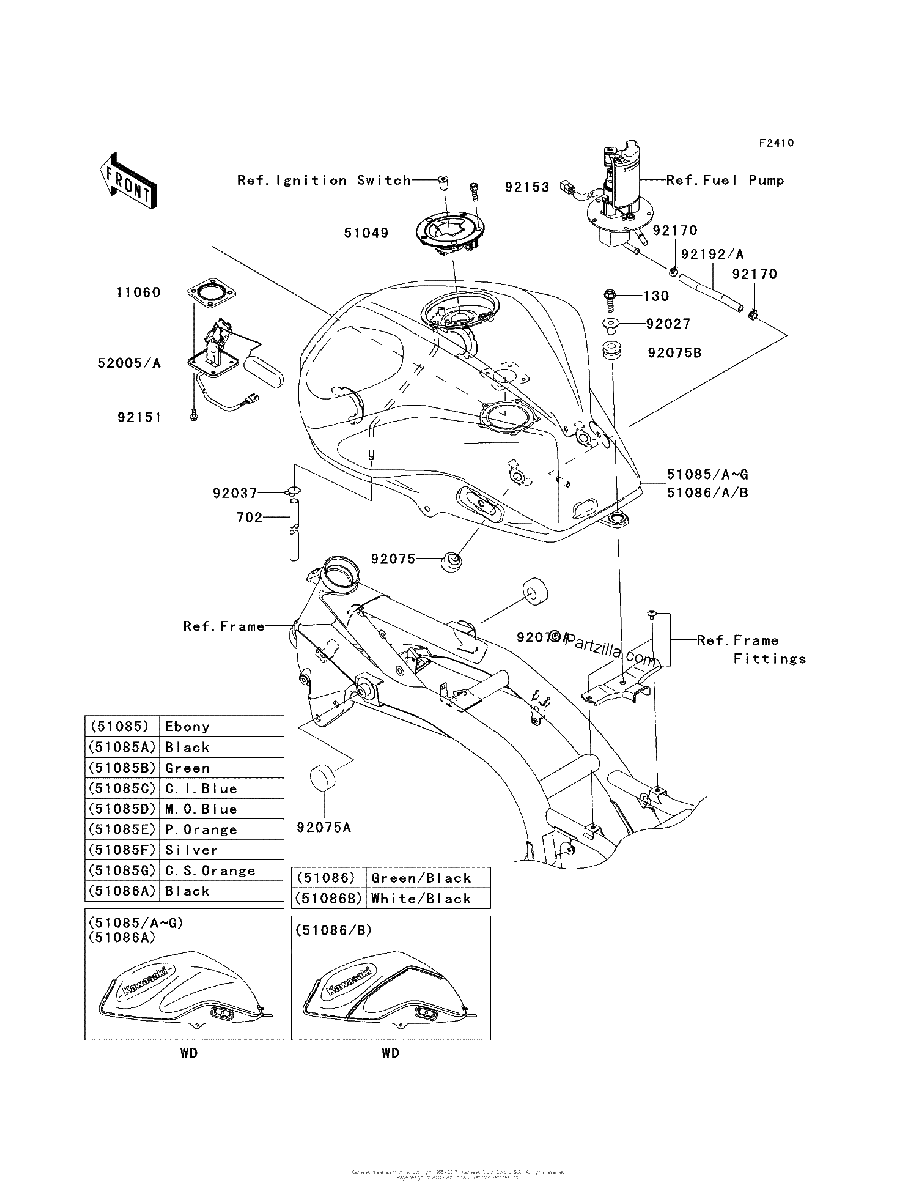 Diagrama de FUEL TANK