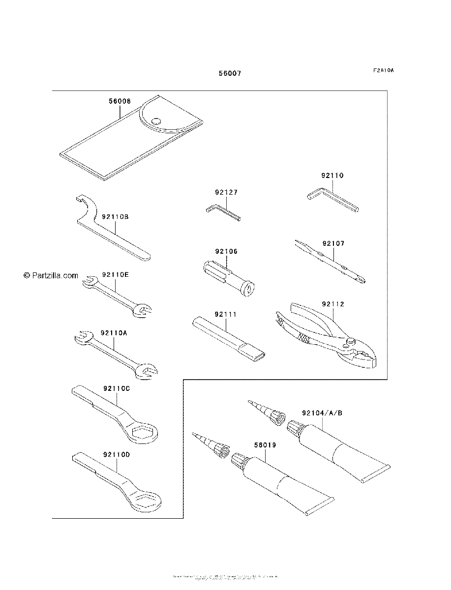 Diagrama de OWNER S TOOLS LAF LAS