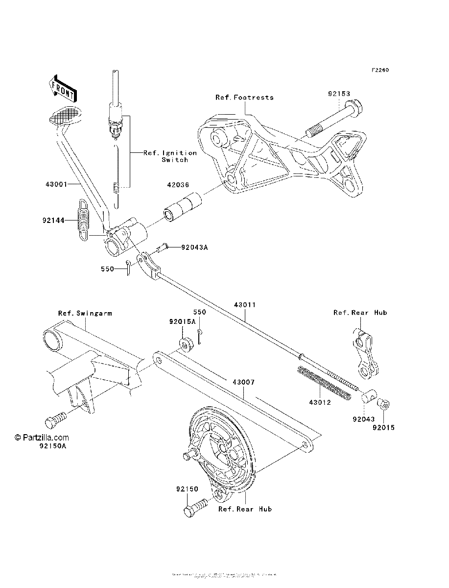 Diagrama de BRAKE PEDAL