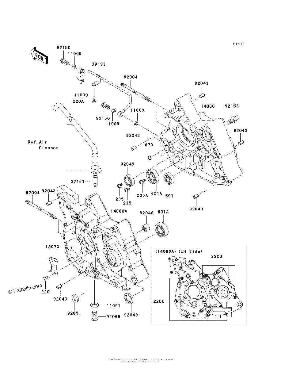 Diagrama de CRANKCASE