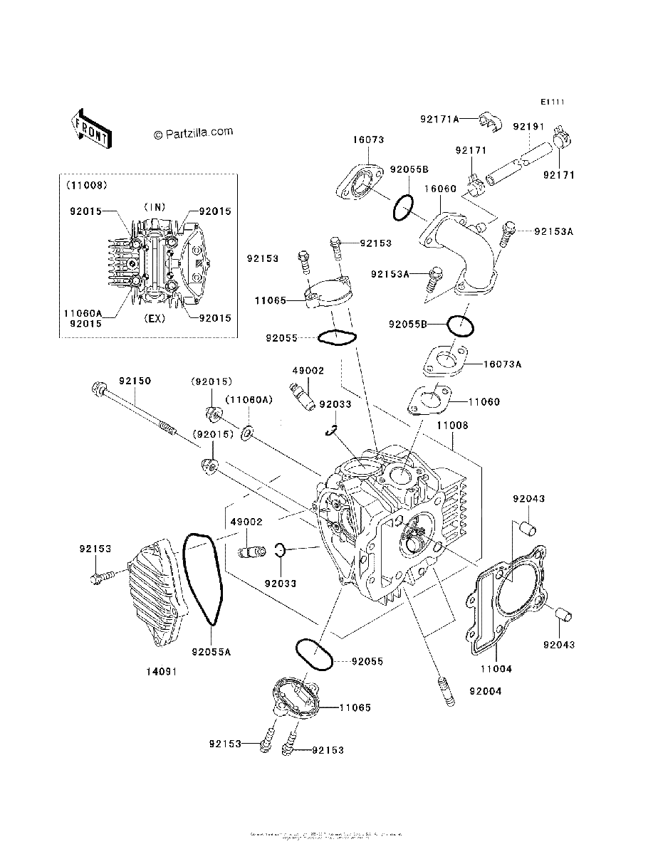 Diagrama de CYLINDER HEAD