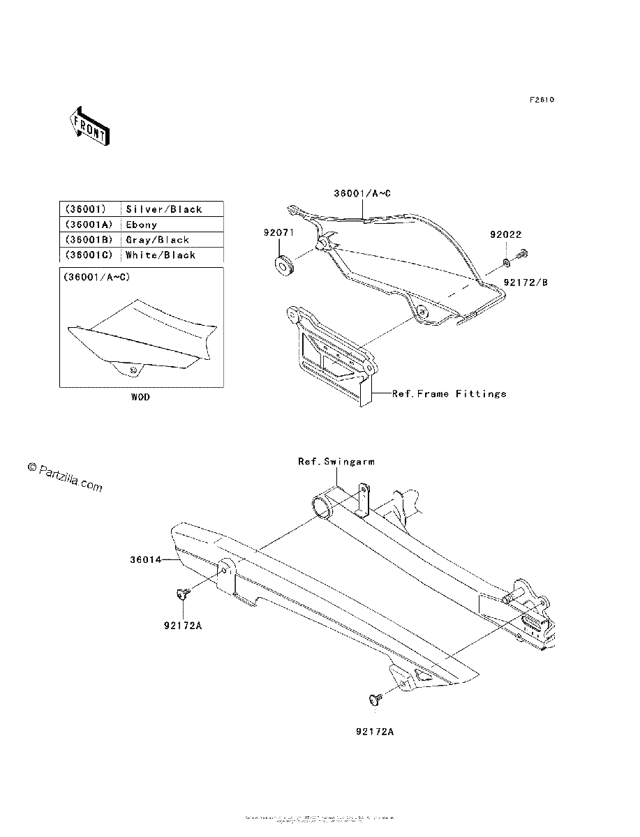 Diagrama de SIDE COVERS CHAIN COVER
