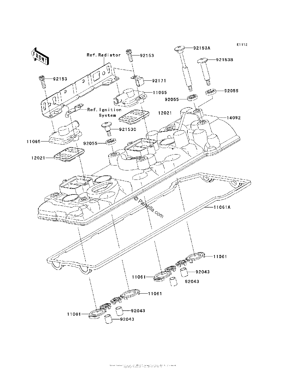 Diagrama de CYLINDER HEAD COVER