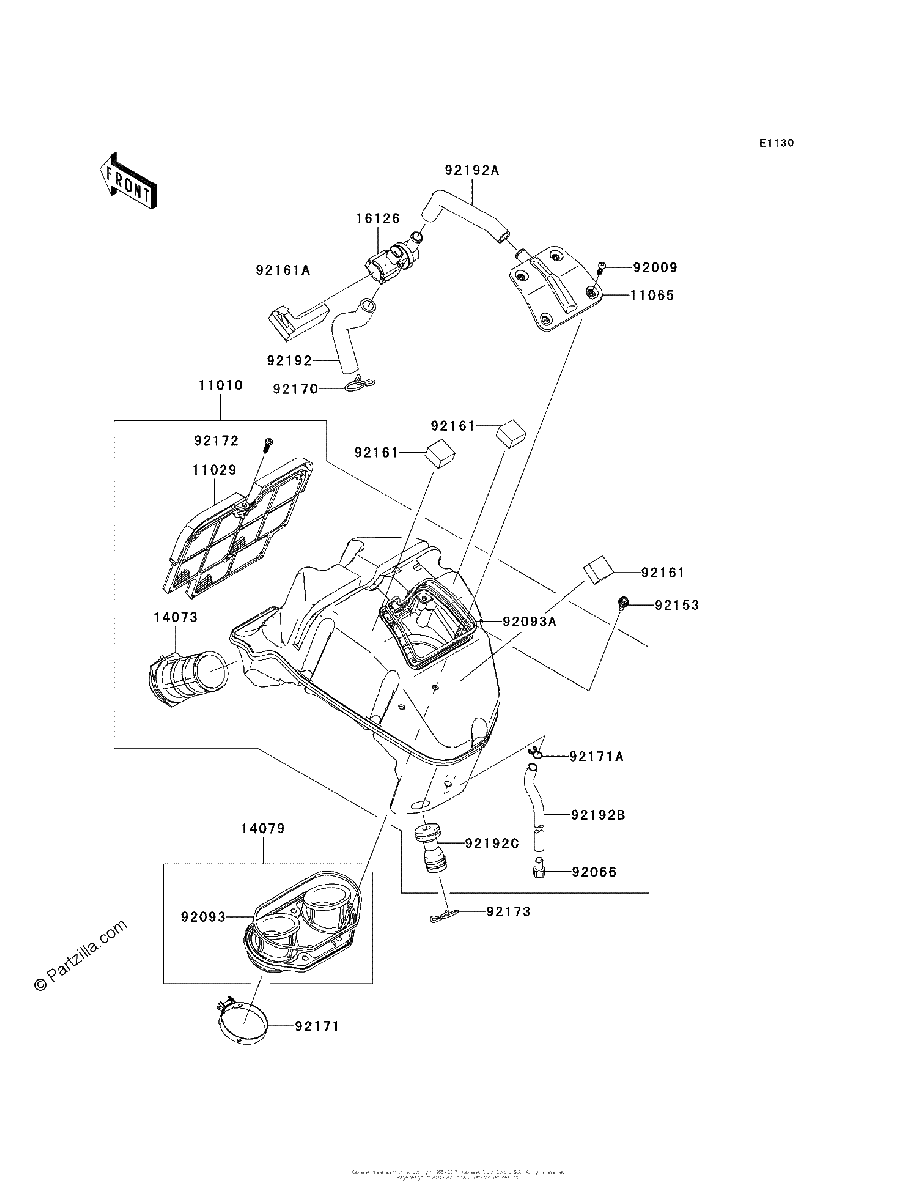 Diagrama de AIR CLEANER